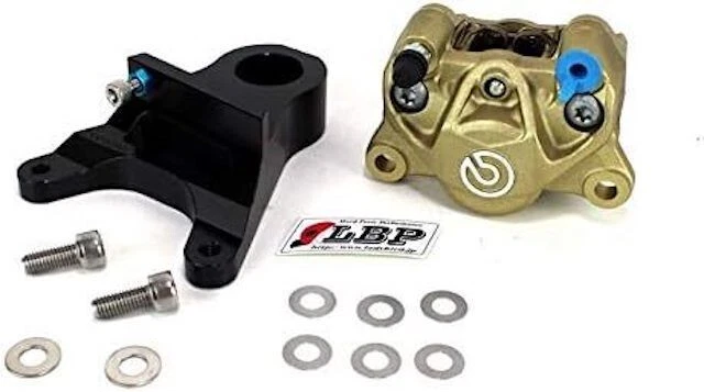 LBP Honda CBR1000RR SC59 Brembo 34mm Pinza Trasera y Soporte Dorado Nuevo Foto 3 de 4