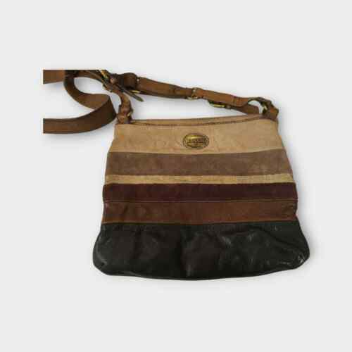 Fossil Multicolor/Multifabric Cross Body Leather … - image 1