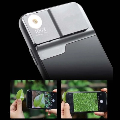 400X Microscope Phone Lens Kits Tiny and portable for iPhone 11