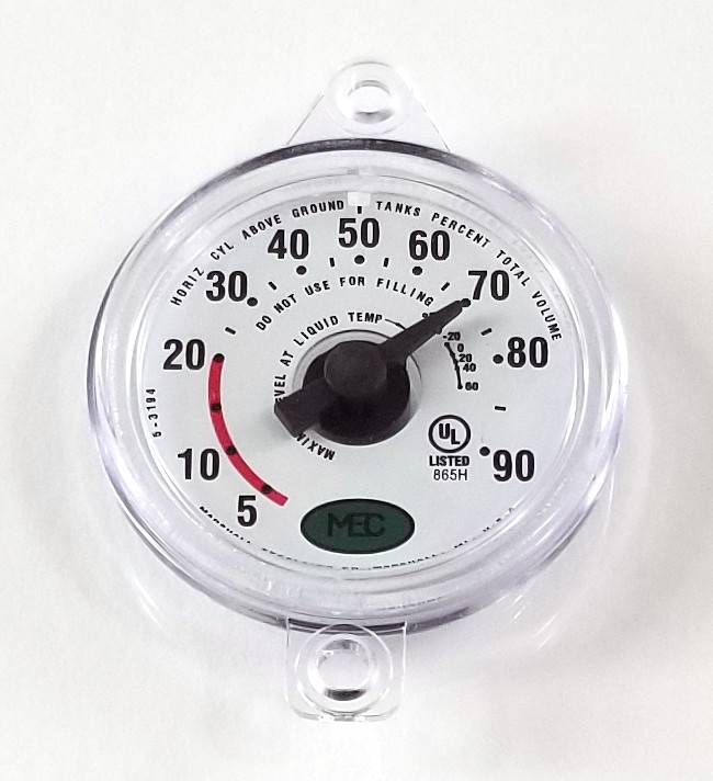 JR Flat Dial Gauge Replacement Propane Tank MES-1284-20-002-KIT AG 