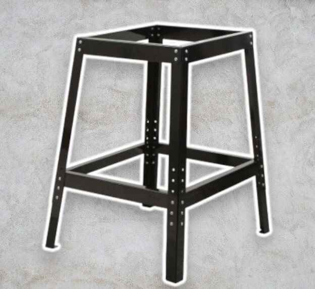 Universal Tool Table Stand Steel Adjustable Height Drill Presses Bench Grinders