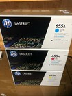 HP 655A CF451A CF452A CF453A ALLE 3 FARBEN BRANDNEU HP 655A ORIGINAL VERSIEGELT HP