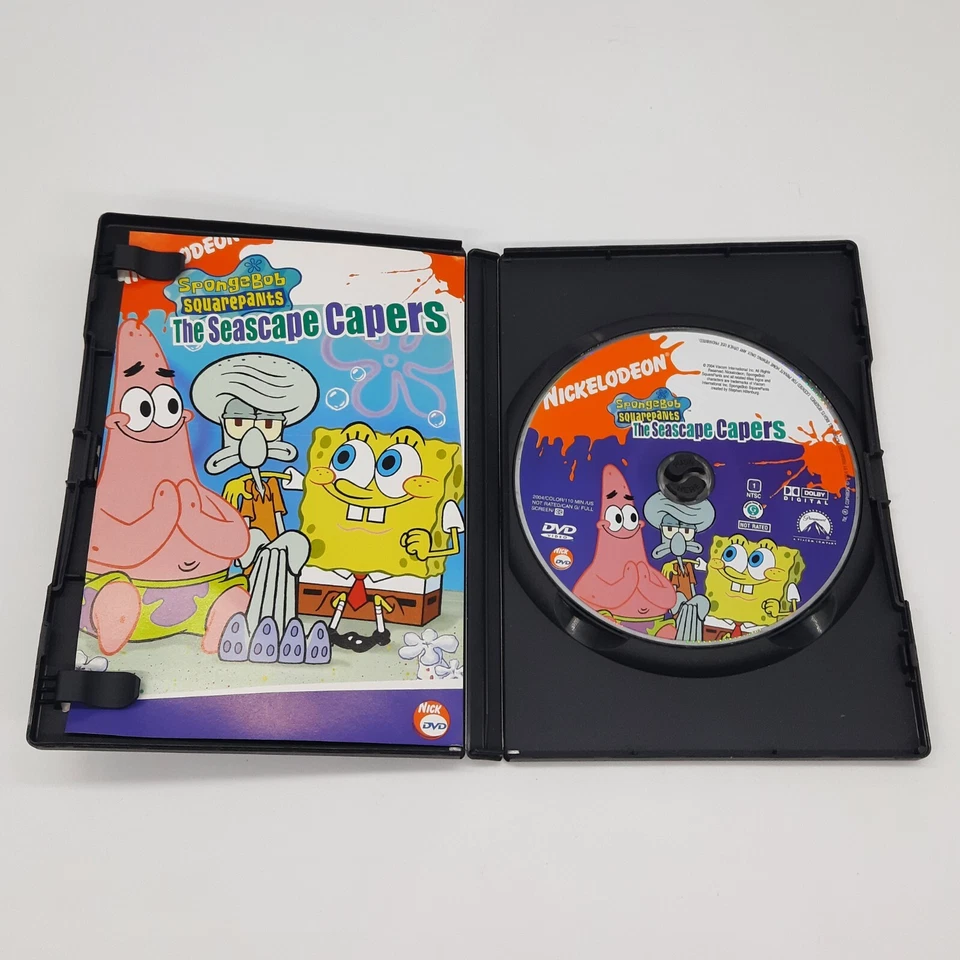 Spongebob Squarepants DVD: The Seascape Capers: 10 Adventures 2004 Nickelodeon - Image 3 of 3