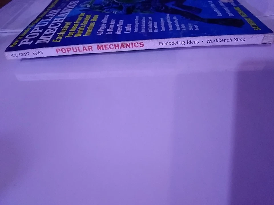 Popular Mechanics Magazine Vintage September 1968 - Image 2 of 3