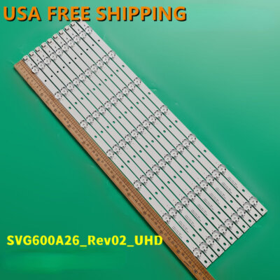 10pcs SVG600A26_Rev02_UHD For Vizio E60U-D3 Backlight LED Strips Full set
