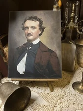 Edgar Allan Poe Handcrafted Plaque  Sign #1