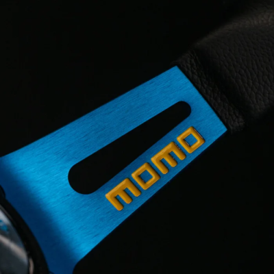 MOMO R1908/BL33L MOD.08 330 mm Leather Racing Steering Wheel 88mm