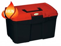 Kerbl Siena 321759 Horse Grooming Box With Removable Insert Black And Red Kerbl Siena 321759 Horse Grooming Box With Removable Insert Black And Red
