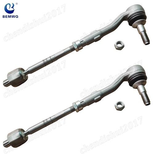 2 Front Inner &Outer Tie Rods For 2004-2010 BMW 528i 535i 550i 650i 32216762403 - Picture 2 of 4