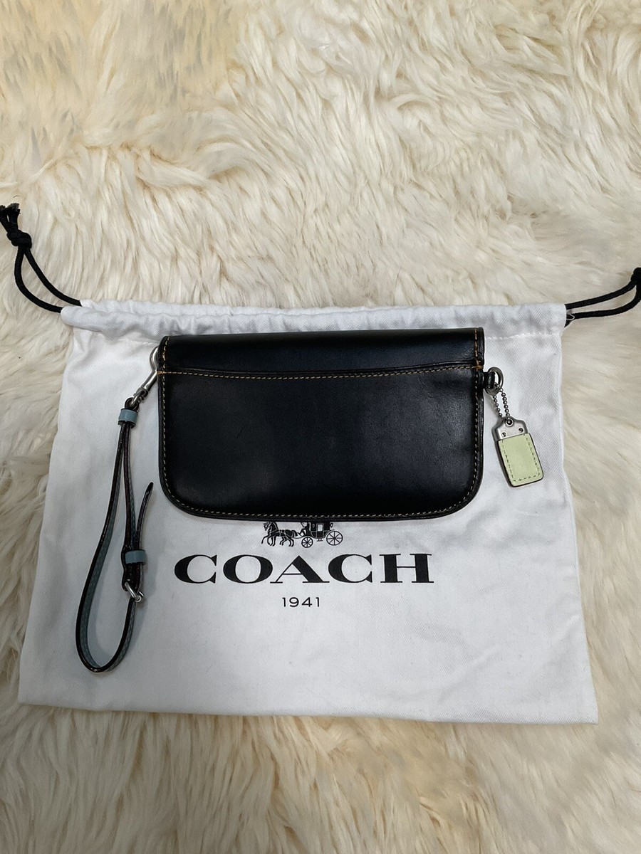 🚀Coach NASA Clutch Dinky Embossed Glovetanned Leather CrossBod