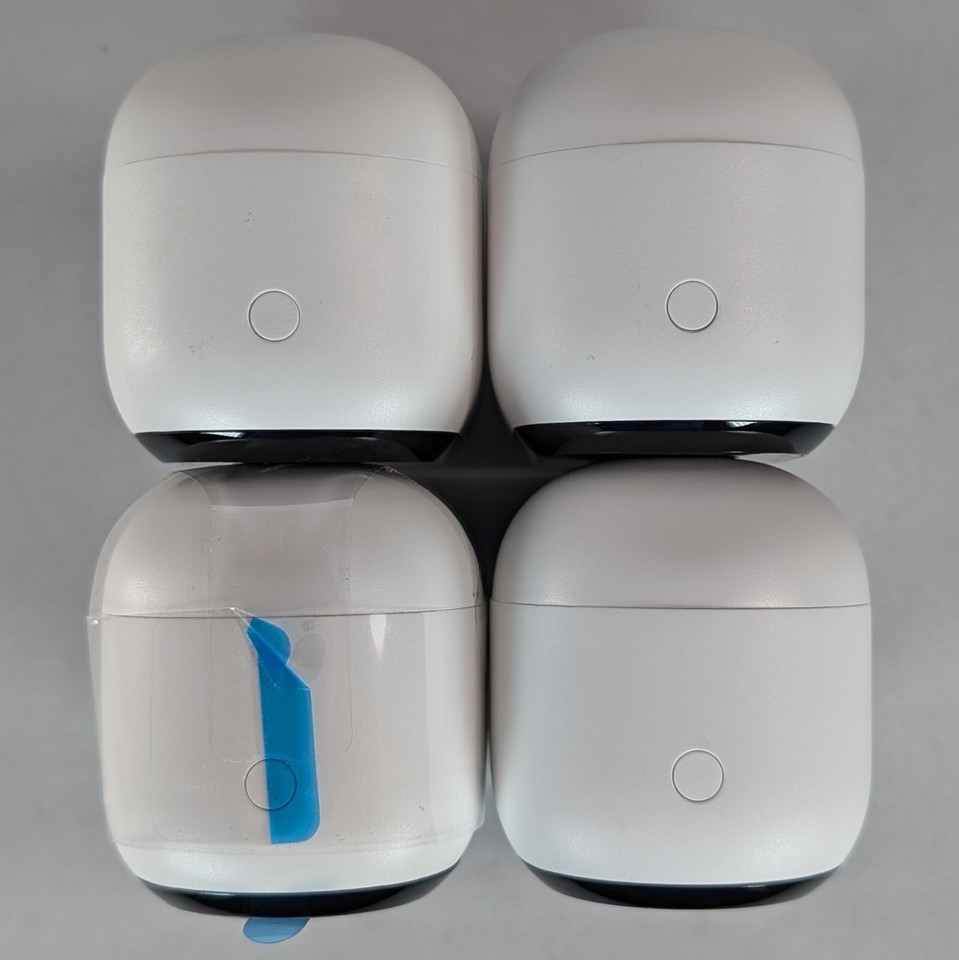 Four (4) Arlo Essential Outdoor Cameras FHD Wireless 1080p Security