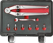 Adjustable Pin Spanner Set Gland Nuts Wrench with top holes, 25/32" –  3-15/16"