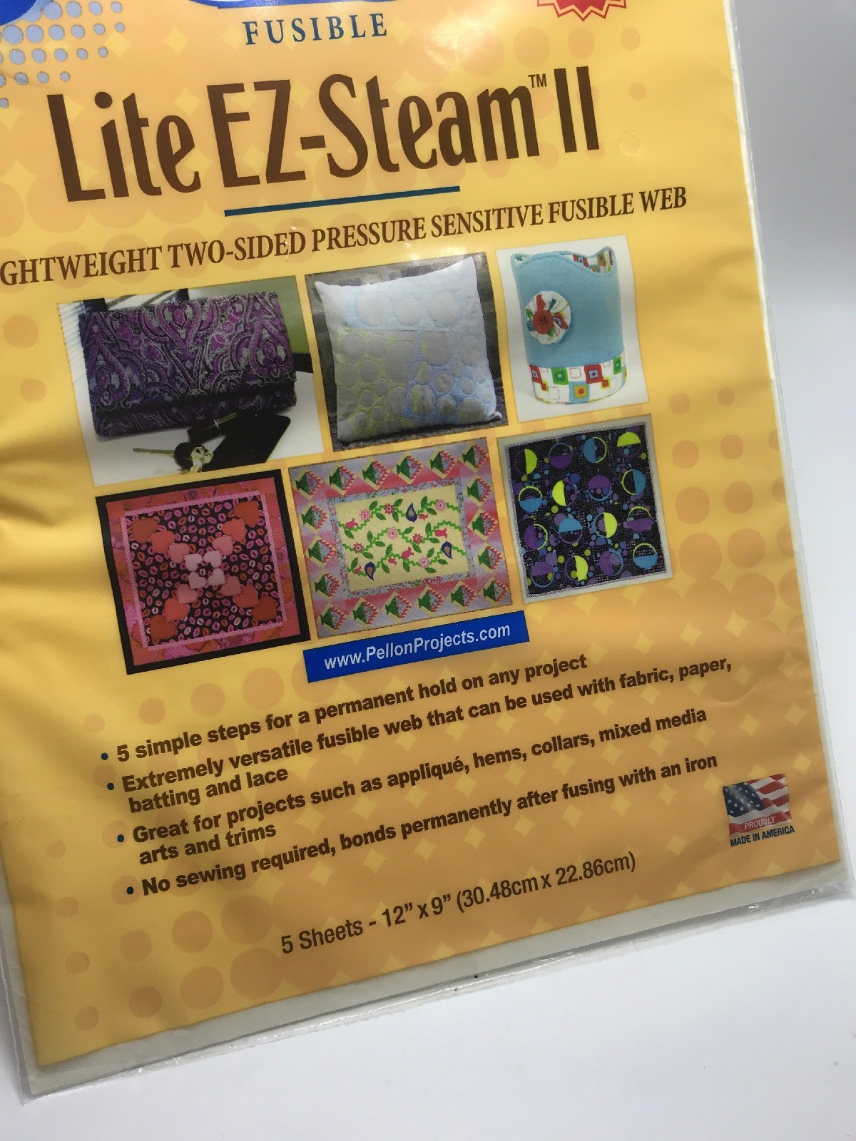 Pellon Ez-steam Ii Lite-12/"x9/" 5//pkg