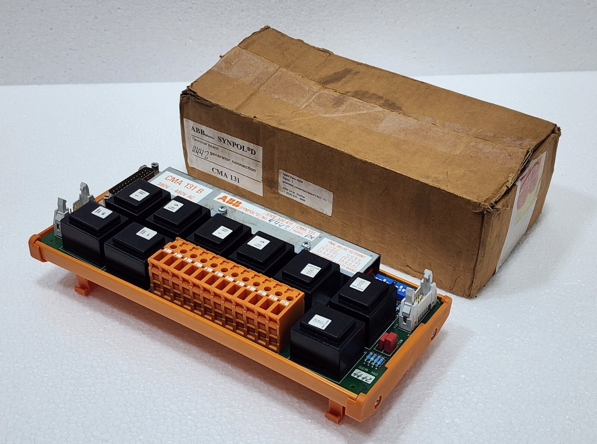 ABB CMA131 380-480VAC CMA 131 B 3DDE300411 / 3DDE 300 411 TERMINAL