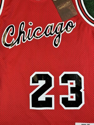 Authentic Michael Jordan Mitchell & Ness Bulls Jersey L 14/16