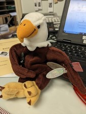 Coca-Cola Reegle Eagle International Bean Bag Plush Stuffed Animal 0211 w/ Tag
