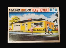 Bachmann Plasticville 027 Scale Ranch House Kit 1852 with Box