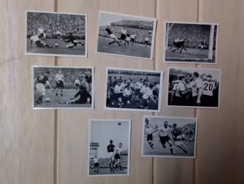 UNGLUED - 8 Set 1954 Kosmos WC 54 Fritz Walter Morlock Germany Team Like Puskas