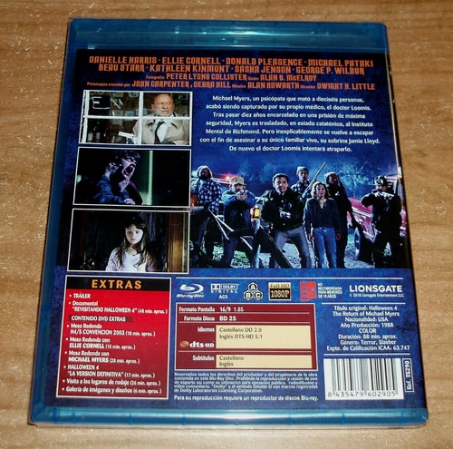 Halloween 4 Edizione Speciale Blu-Ray + DVD Nuovo Sigillato Horror a-B-C - Foto 2 di 4