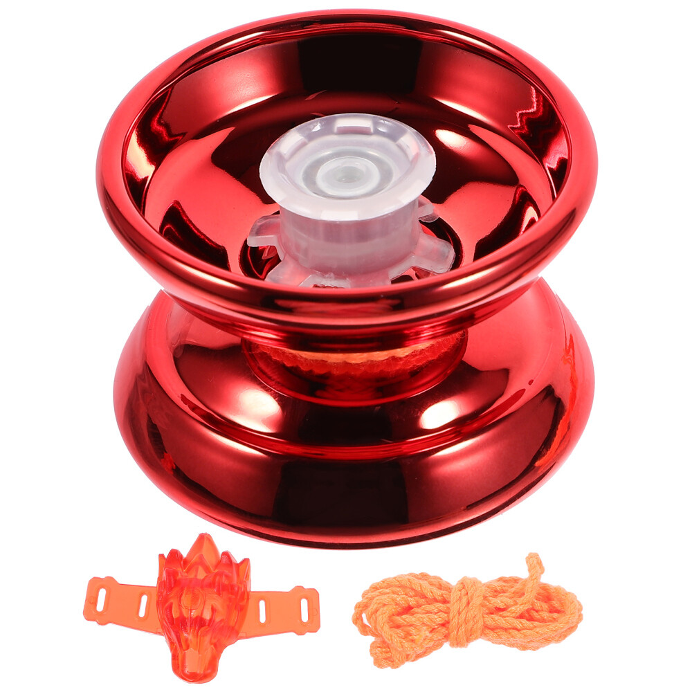 1 Set Yoyo Balls with String Yoyo Toy Lovely Yoyo Balls Metal YoYo