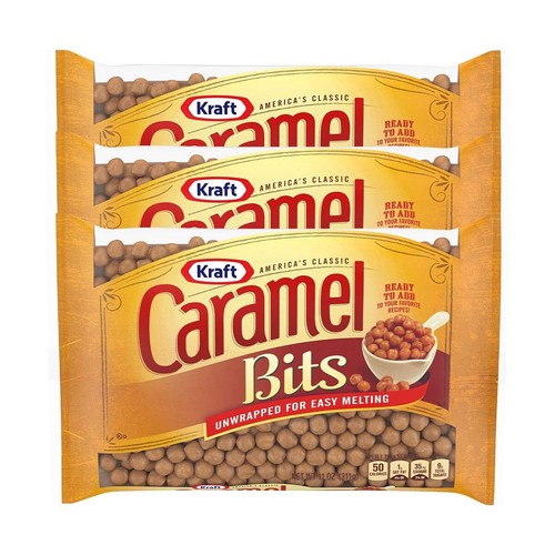 Kraft, Caramel Bits, 11oz Bag (Pack of 3) by Kraft - 第 1/8 張圖片