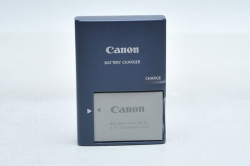 Canon OEM NB-5L Battery + Charger for PowerShot S100,SD700, SD790, SD800, SD850