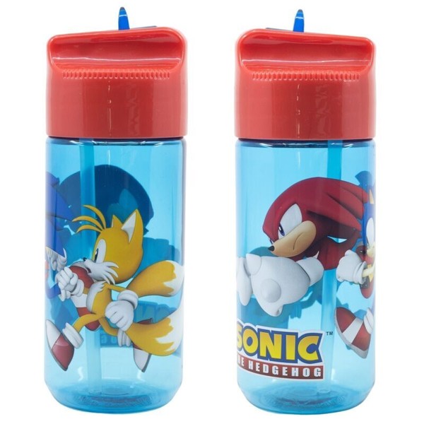 Sonic The Hedgedog Sportflasche Wasserflasche Trinkflasche Flasche 410 Ml-image