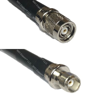 LMR400 RP-TNC MALE to TNC FEMALE Coaxial RF Cable USA-Ship Lot