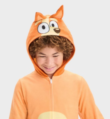 Bluey Onesie | Dames Onesie Met 3D Oren | Onesies Voor Meisjes | Dames Fleece Onesie | Rosa 128