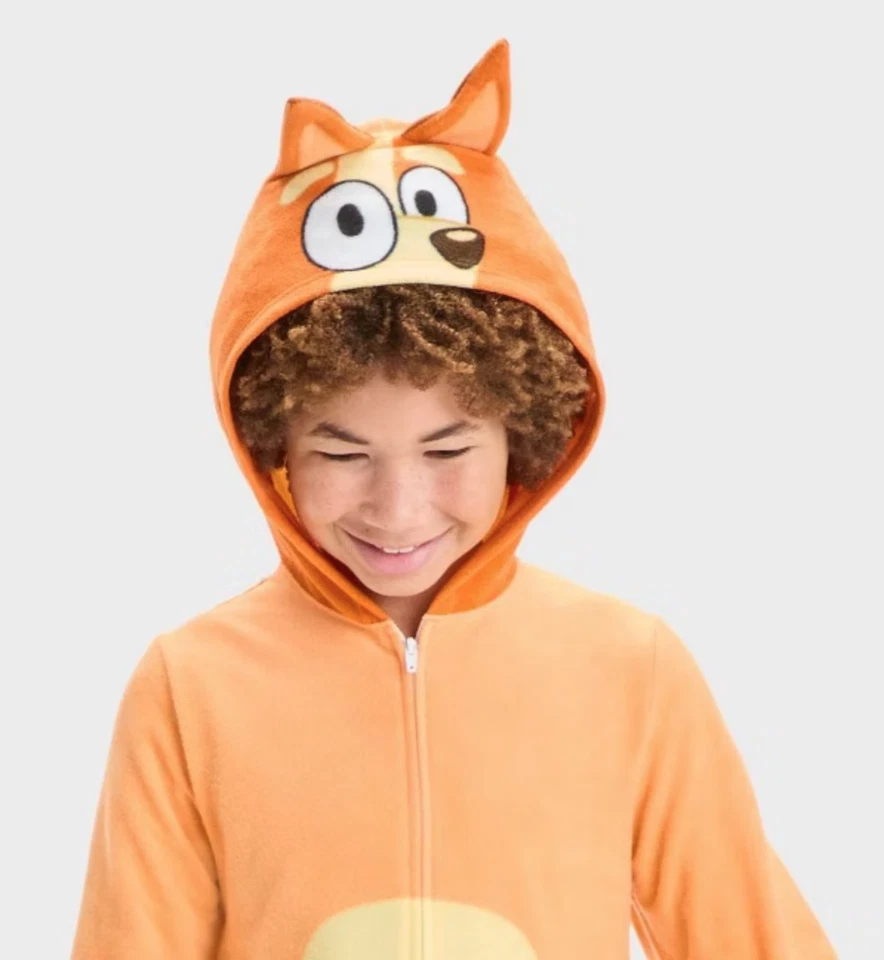 Bluey Bingo Union Suit One Piece Pajamas Kid Size 4-14 Dog Boys Disney Costume - Image 2 of 4