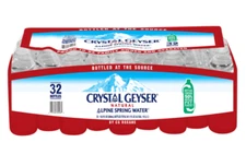 Crystal Geyser Alpine Spring Water, 16.9 oz Bottle, 32/Carton SAMEDAY SHIPP!!!