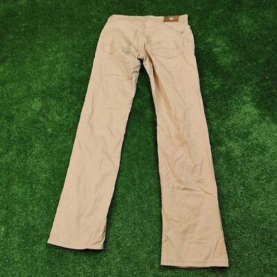 Pantalon jean Trussardi homme 30 beige jambe droite fermeture éclair léger dé... - Photo 1/4