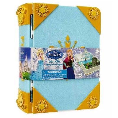 Disney Parks Storybook Princess Frozen Playset Anna Elsa Olaf Book Mini Figures