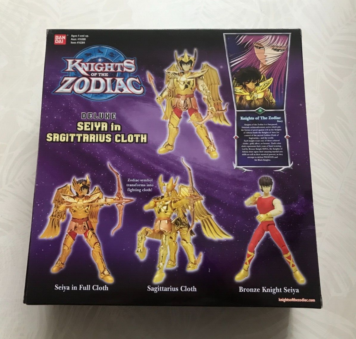 2003 BANDAI KNIGHTS OF THE ZODIAC DELUXE Sagittarius Cloth Seiya
