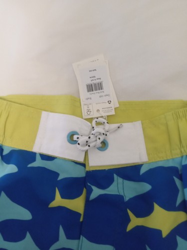 Boden boys new with tags swim board shorts size 11/12 fish/shark theme - Picture 3 of 8