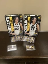 (10) Topps Now Caitlin Clark 3,528  Scoring Record 2 Cereal Boxes Auto Chance