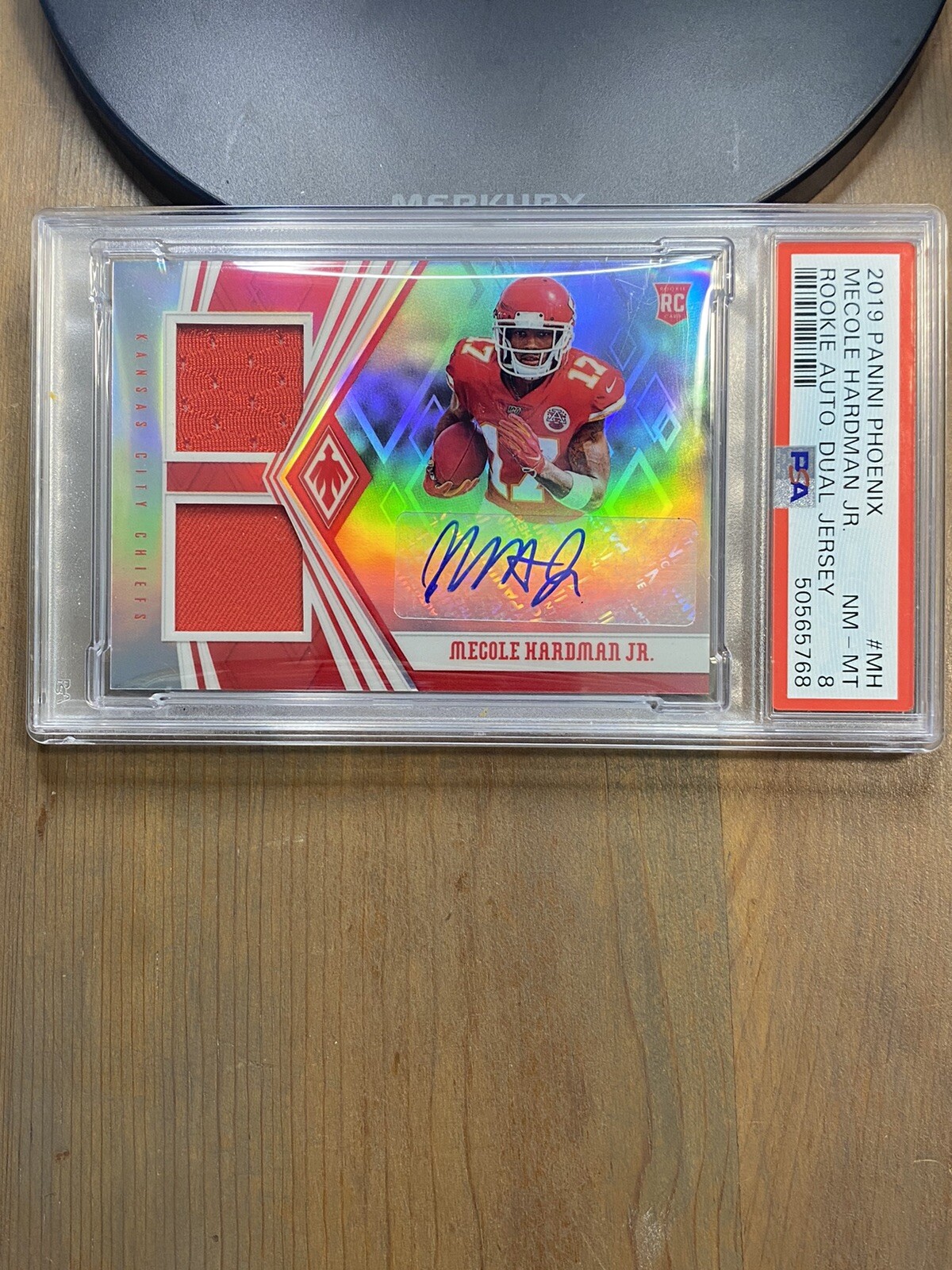 Mecole Hardman Panini Phoenix Rookie Autograph Dual Jersey #MH Base