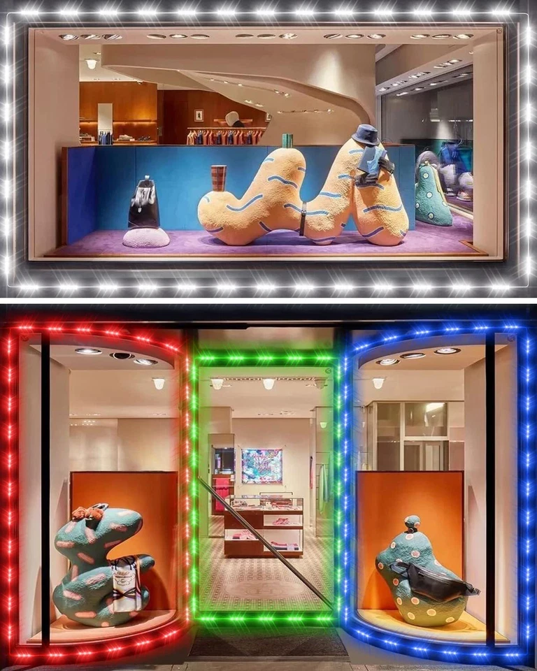 5050 R-G-B 3 LED Module Light Super Bright IP65 Waterproof SMD Sign Strip Lamp - Image 3 of 4