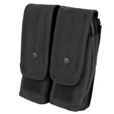 Black Tactical Double 7.62 Modular Magazine Mag Pouch