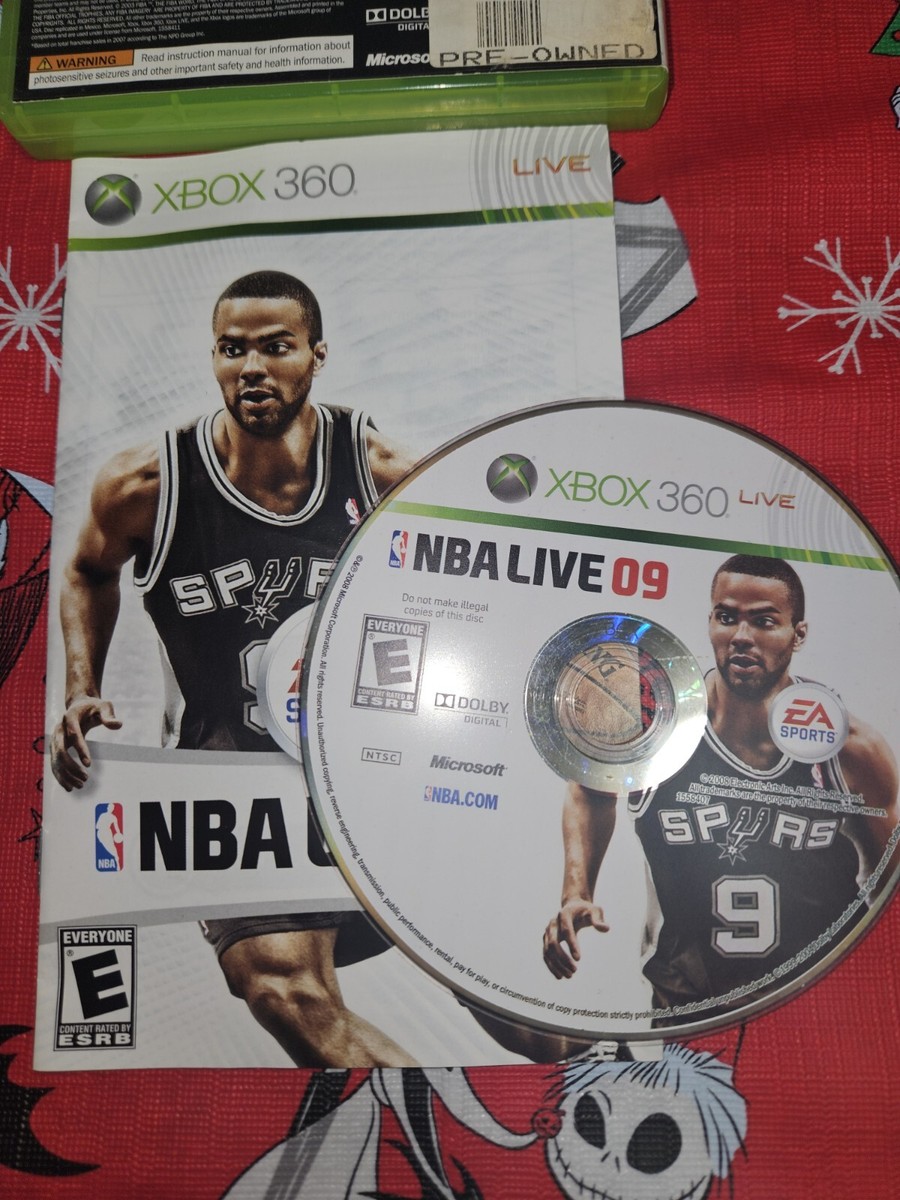 Nba Live 09 - Microsoft Xbox 360, 2008 - Complete Tested