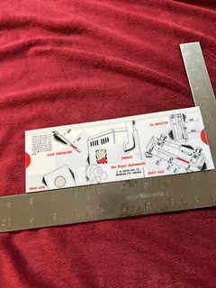 Vintage 1960 Dwyer Instrument Slide Chart Computer Excellent Condition.