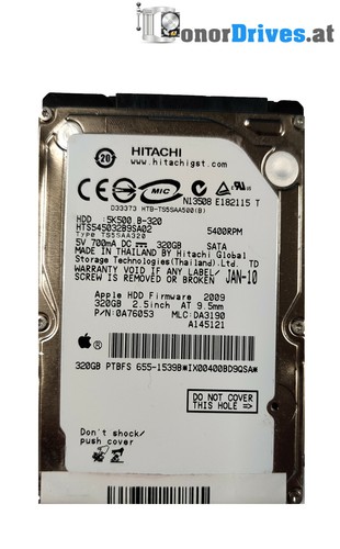 Hitachi  - HTS545032B9SA02 - 320 GB - SATA - 220 0A90161 01  Rev.*