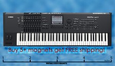 YAMAHA MOTIF XF XS ES 6 7 8 white SYNTHESIZER refrigerator magnet
