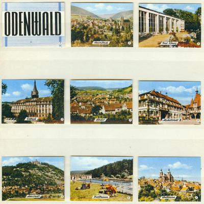 9er Streichholzetikettenserie 29b - ODENWALD