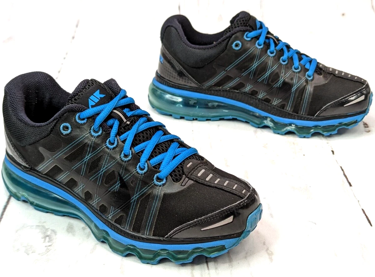 Dictado Nuclear Albardilla Nike Air Max 2009+ FIGHT CLUB - Men 5 = Women 6.5 - Black Blue Running Shoe  | eBay