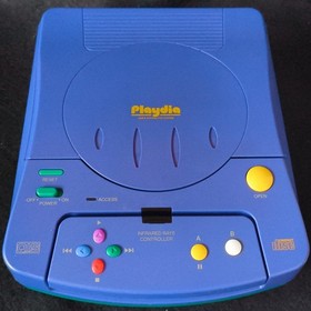 BANDAI PLAYDIA CONSOLE Original Pad, PSU, AV cable, and Box set, working Japan