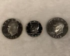 40% Proof Silver Lot Eisenhower Dollars & Kennedy Half