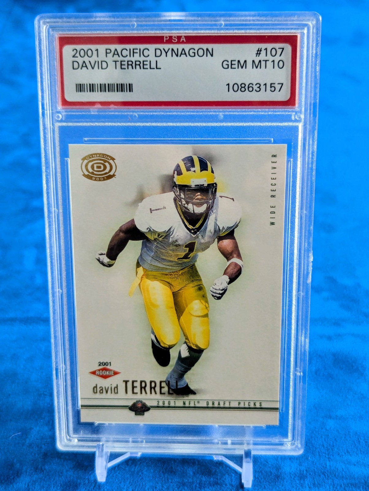 David Terrell Pacific Dynagon #107 Base