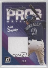 2018 Panini Donruss Promising Pros Materials Erik Gonzalez #PPM-EG 1d0