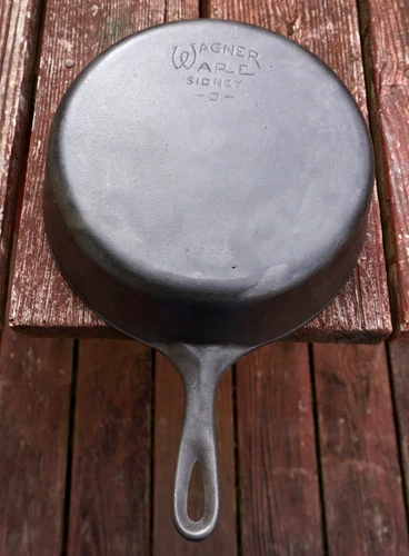 Vintage Wagner Deep Skillet 1088G Sidney -O- #8 Cast Iron Chicken Fryer Restored